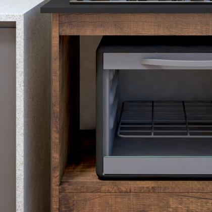 Imagem de Balcão para Cooktop 5 Bocas 2 Nichos para Forno Turim