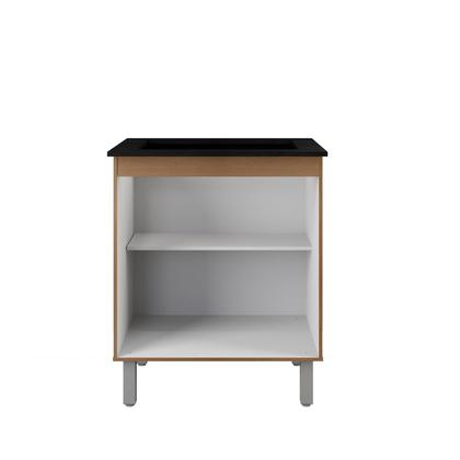 Imagem de Balcão para Cooktop 5 Bocas com 2 Portas Jade Savana Off White - Moblis