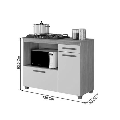Imagem de Balcão para Cooktop Cronos 5 Bocas Arte Móveis