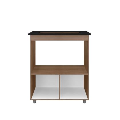 Imagem de Balcão Para Cooktop Elisa 5 Bocas 2 Portas Savana Off White Moblis