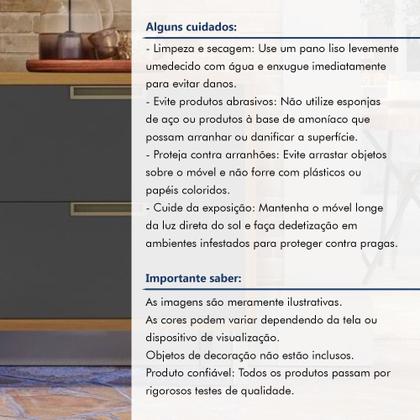 Imagem de Balcão Para Cozinha 1 Porta 1 Gaveta Imperatriz 100% Mdf