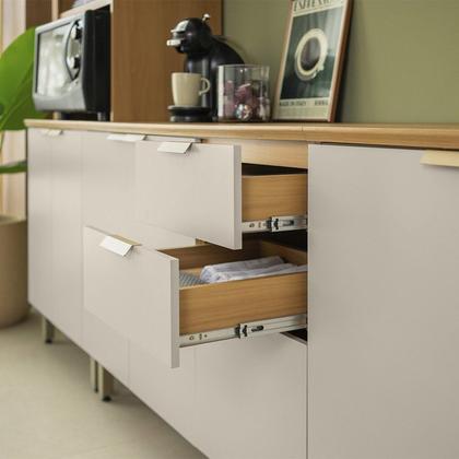 Imagem de Balcão para Cozinha 120cm com Tampo Selene