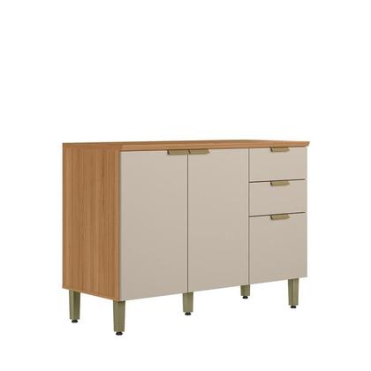 Imagem de Balcão para Cozinha 120cm com Tampo Selene