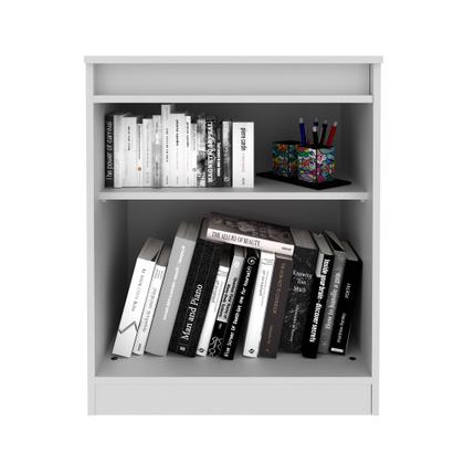 Imagem de Balcão para Escritório Com Chave Home Office 2 Portas Branco Tecnomobili