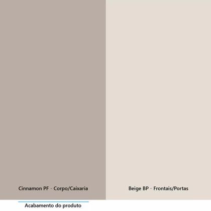 Imagem de Balcão para Pia 120cm 2 Portas e 3 Gavetas sem Tampo Stylo Luciane Móveis