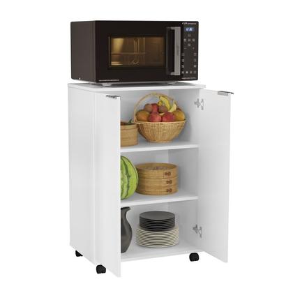 Imagem de Balcão Pratic para Microondas 2 portas Branco ENVIA SOMENTE 01 UN