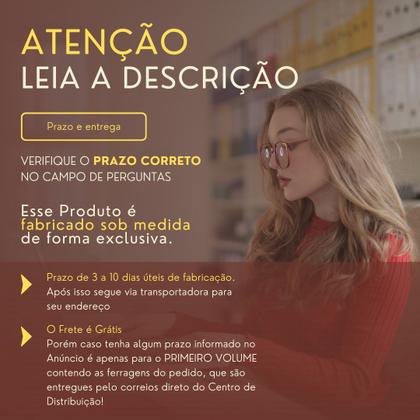 Imagem de Balcão Recepção Caixa 104cm Preto - Linha Premium - Modelo 1.1