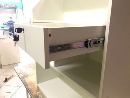 Imagem de Balcão Reto Para Recepção Atendimento Salão Caixa