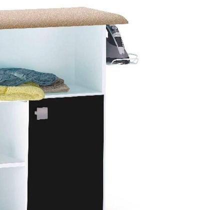 Imagem de Balcão Tábua De Passar 1 Porta Maria Branco-preto