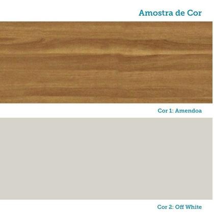 Imagem de Balcões de Cozinha 100% Mdf 3 Portas Basculantes 4 Gavetas e Tampos 200cm Vicenza Espresso Móveis