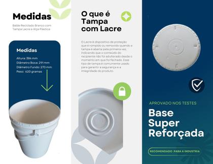 Imagem de balde 20 Litros plastico - 2 Pçs