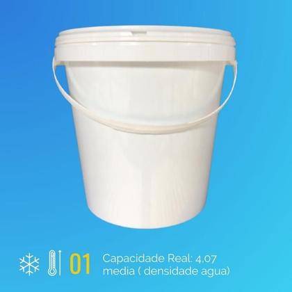 Imagem de Balde 3.6L Para Oleo Industrial - 4 Pçs