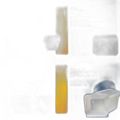 Imagem de Balde 3 Litros Retangular Para Alimentos Orgânicos - 40 Pçs