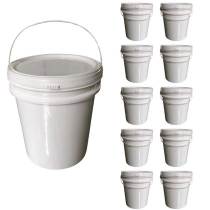 Imagem de Balde 5 Litros Bpa Free Com Alça Branco