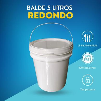 Imagem de Balde 5 Litros Para Rodo Magico