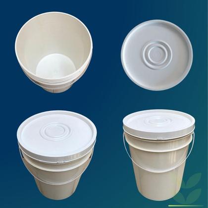 Imagem de balde branco 20l - 2 Pçs