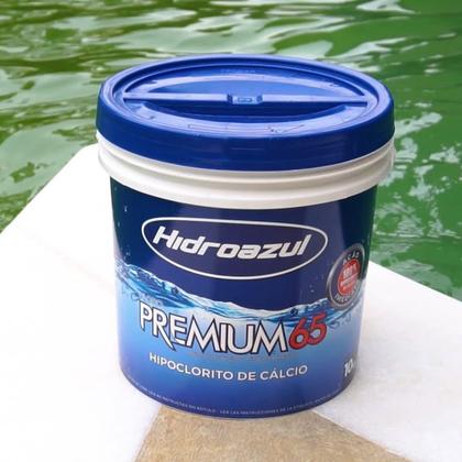 Imagem de Balde Cloro Piscina Hidroazul 65 Premium 10kg
