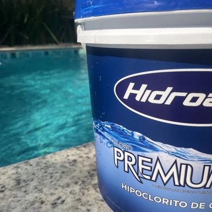 Imagem de Balde Cloro Piscina Hidroazul 65 Premium 10kg