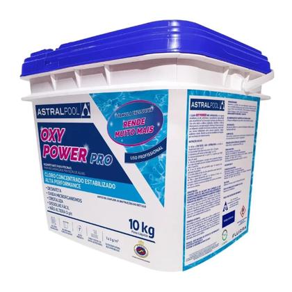 Imagem de Balde Cloro Piscina Oxy Power Pro Multiação Granulado 10kg
