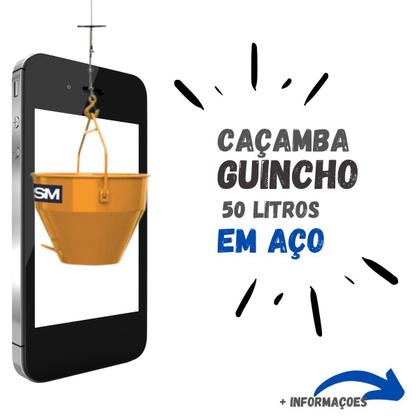 Imagem de Balde De 50 Lts Para Guinchos Elétricos E Talhas