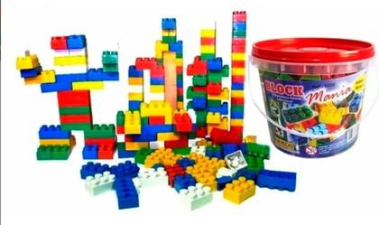 Imagem de Balde De Blocos De Montar Com 104 Peças Monta Monta Grande