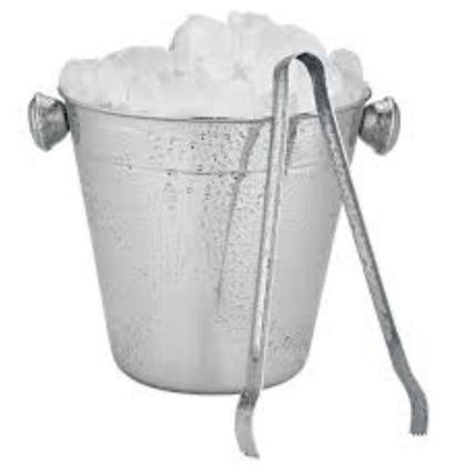 Imagem de Balde De Gelo Com Pegador Inox Para Bebidas Whisky Drinques