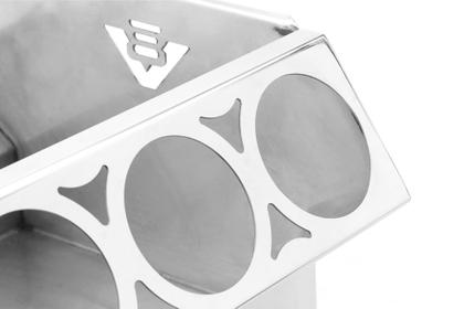 Imagem de Balde de Gelo - Cooler - Bloco Motor V8 - Inox Escovado