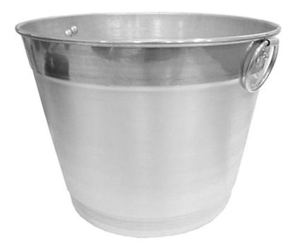 Imagem de Balde De Gelo E Cerveja 7 Litros Alumínio Puro Reforçado