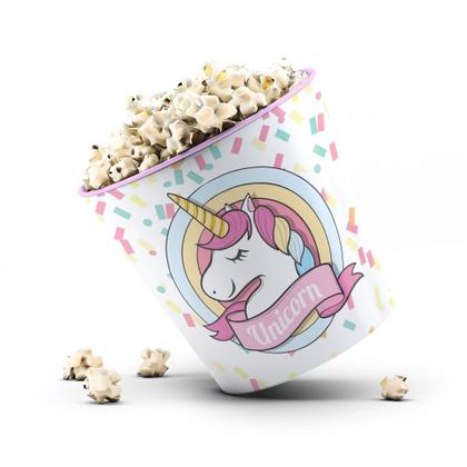 Imagem de Balde De Pipoca 3,5 Litros - Unicornio Confete