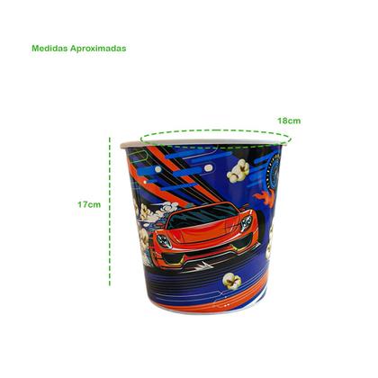 Imagem de Balde de Pipoca 3L Infantil Tema Animado Diversão Garantida