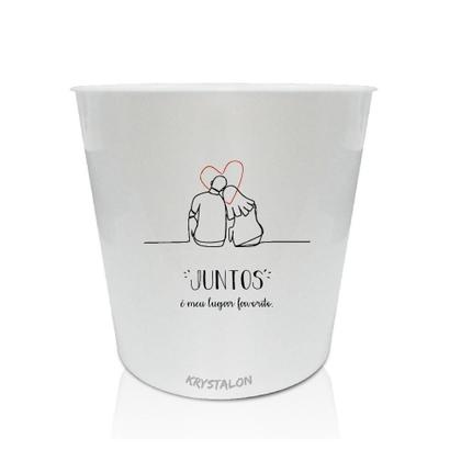 Imagem de Balde De Pipoca Personalizado Juntos Para Dia Dos Namorados