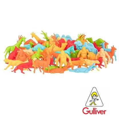 Imagem de Balde de Zoológico Com 36 Animais Coloridos Gulliver - 1038