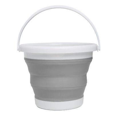 Imagem de Balde Flexível Retrátil Dobrável Silicone 3 Litros