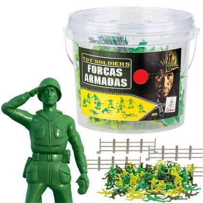Imagem de Balde Forças Armadas Com 54 Soldados Exército Escolha país