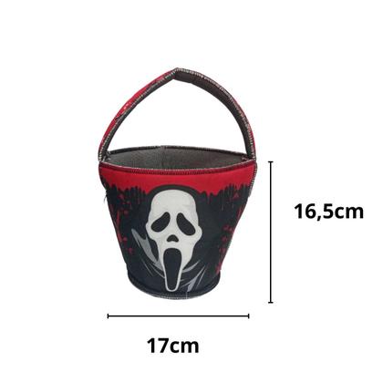 Imagem de Balde Halloween Cesto De Espuma com Alça