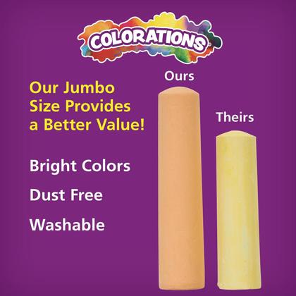 Imagem de Balde lavável de 20 peças e 8 cores para colorações de giz para calçada