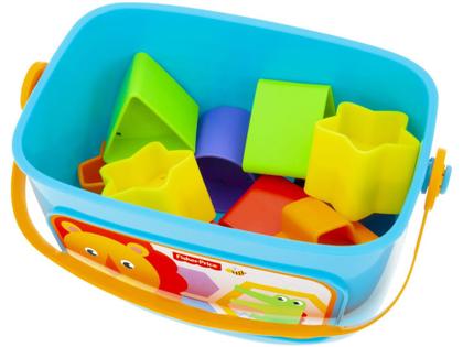 Imagem de Balde Meus Primeiros Blocos Fisher-Price - Mattel