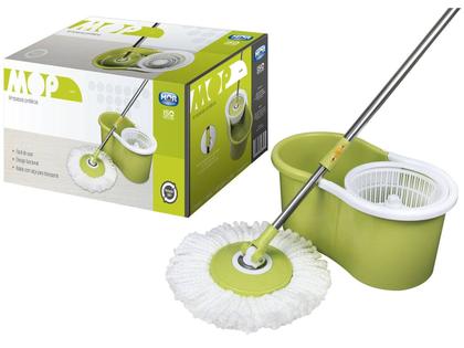 Imagem de Balde Mop 13 Litros com Esfregão Mop 180 Limpeza Prática 8299 MOR