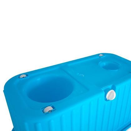 Imagem de Balde Mop Esfregão com Rodinhas, Rodo limpa vidro e Mop Tira Pó