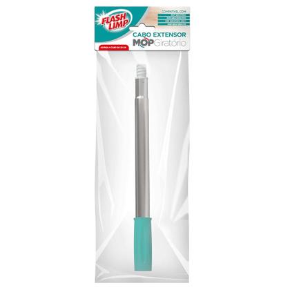 Imagem de Balde Mop Esfregão Completo e Refil + Refil Mop Giratório Tira Pó e Limpeza Pesada e Cabo Extensor