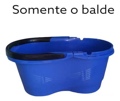 Imagem de Balde Mop Esfregão Pro 28 Cm 16 Litros Perfect Azul