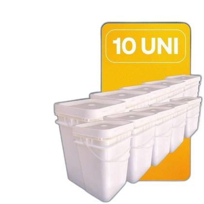 Imagem de Balde Óleo 20L Retangular 10 Und