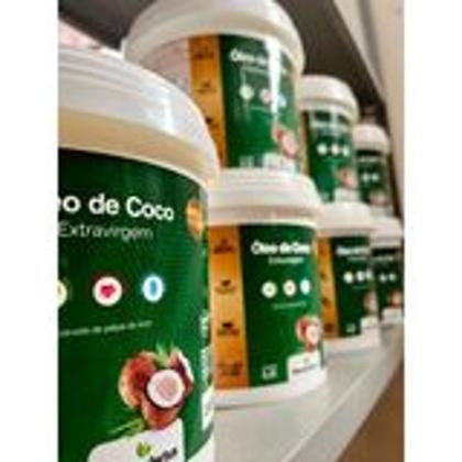Imagem de Balde Óleo de Coco Extravirgem - Extraído da polpa do coco- 3,2 Litros Macrophytus