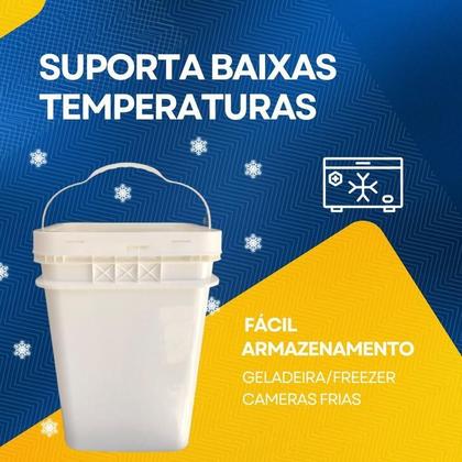 Imagem de Balde P Álcool Gel 20 L Alça Plast C Tampa