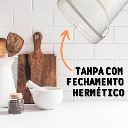 Imagem de Balde Para Cozinha De 3.6L Com Tampa Lacre