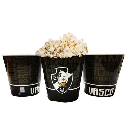 Imagem de Balde Para Pipoca Grande 2,5L Time Escudo Vasco Oficial