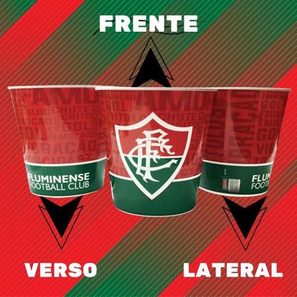 Imagem de Balde Pipoca Grande 2,5L Time Clube Fluminense Oficial