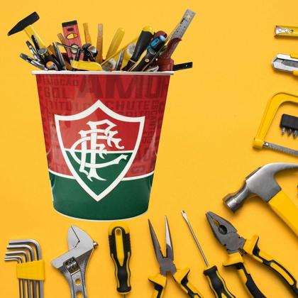 Imagem de Balde Pipoca Grande 2,5L Time Clube Fluminense Oficial