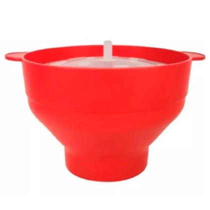 Imagem de Balde Pipoca Pipoqueira Silicone Para Microondas Sem Óleo