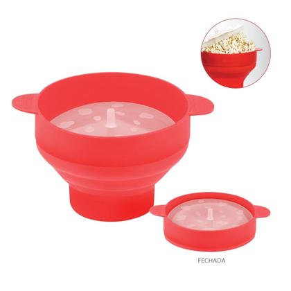 Imagem de Balde Pipoca Pipoqueira Silicone Para Microondas Sem Óleo